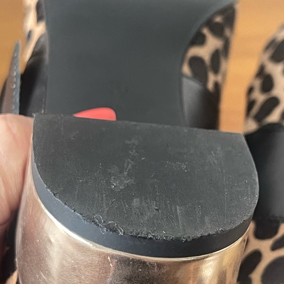 NIB Frances Valentine Katy Haircalf Cheetah Maryjanes Size 8.5 - Picture 10 of 15